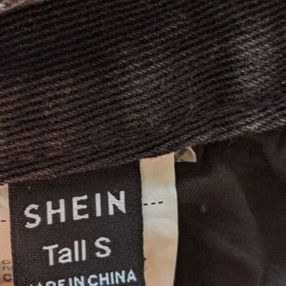 Shein Women's Jeans Black Distressed High Rise Size Small Tall - Picture 10 of 11